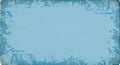 Abstract light blue background with a distressed textured icy border and a soft gradient center Royalty Free Stock Photo
