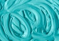 Light blue bentonite facial clay (alginate modeling mask, face cream, body wrap) texture close-up, selective focus. Royalty Free Stock Photo