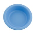 Light blue bowl 3D. Royalty Free Stock Photo