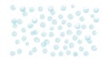 Light Blue Bubble Raindrop Soft Pattern, vector design Generative AI Royalty Free Stock Photo