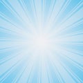 Light blue color burst background. Royalty Free Stock Photo