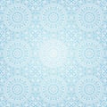 Light blue color seamless pattern.Floral background.Floral tiles design Royalty Free Stock Photo