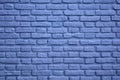 Light Blue Colored Brick Wall for Background