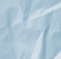 Light blue crumpled paper texture background Royalty Free Stock Photo