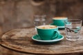 Two cups of coffee Royalty Free Stock Photo