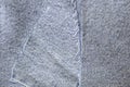 Light blue denim texture or denim background with thread Royalty Free Stock Photo