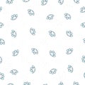 Dog Paw Cat Paw vector Seamless Pattern wallpaper on the white background Royalty Free Stock Photo