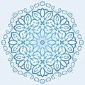 Light blue element of the ornament