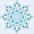 Light blue element of the ornament