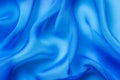 Light blue fabric with large folds abstract background Royalty Free Stock Photo