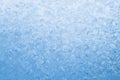 Light blue frozen window glass Royalty Free Stock Photo