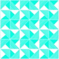 Light Blue Geometric Triangle Pattern with Striped Abstract Design Royalty Free Stock Photo