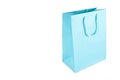 Light blue gift bag Royalty Free Stock Photo