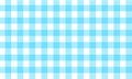 Light blue gingham pattern tablecloth blackboard Royalty Free Stock Photo