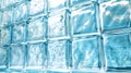 Light blue glass block background Royalty Free Stock Photo