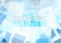 Light blue gray chaotic geometric background. Vector graphics