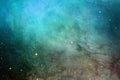 light blue and gray colorful dramatic space with colorful galaxies and stars for background