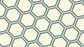 Light Blue-Green Honeycomb Hexagonal Pattern, vector design Generative AI Royalty Free Stock Photo