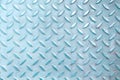 Light blue green steel plate texture in seamless shaped patterns abstract background Royalty Free Stock Photo