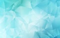 Light Blue, Green vector abstract polygonal background. Royalty Free Stock Photo