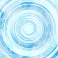 Light blue grunge circles abstract geometry background Royalty Free Stock Photo