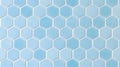 Light Blue Hexagonal Tiles Background -. Royalty Free Stock Photo