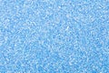 Light blue holographic glitter texture. Blue sparkling lights festive background with texture. Abstract Christmas Royalty Free Stock Photo