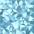 Light blue irregular triangle mosaic background