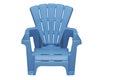 Light Blue Lawn Chair Isolated