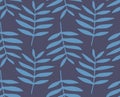 Botanical vintage textile pattern in vector