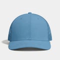 Light blue mesh cap with flat brim Royalty Free Stock Photo