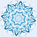Light blue element of the ornament