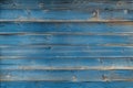 Light blue old shabby wooden background texture. Painted teal old rustic wooden wall.