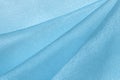 Light blue organza fabric texture background Royalty Free Stock Photo