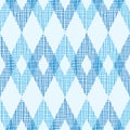 Light Blue Pastel Ethnic Diamond Square Geometry Seamless Pattern Royalty Free Stock Photo