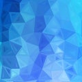 Light blue polygonal illustration, which consist of triangles. Geometric background in Origami style with gradient Royalty Free Stock Photo