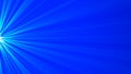Light blue rays of light isolated on blue background. Blue spotlight on stage isolated on light background, for blending Royalty Free Stock Photo