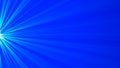 Light blue rays of light isolated on blue background. Blue spotlight on stage isolated on light background, for blending Royalty Free Stock Photo