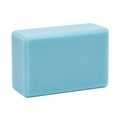 A light blue rectangular object with a smooth, shiny surface and rounded edges Royalty Free Stock Photo