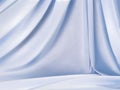 Light blue satin Royalty Free Stock Photo