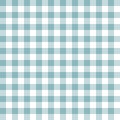 Light blue seamless gingham pattern. vector. Royalty Free Stock Photo