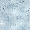 Light blue seamless pattern of water drops