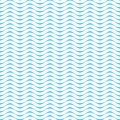 Light blue seamless waves pattern on white shaded background