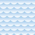 Light blue shaded cloudy seamless pattern background