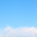 Light blue sky cloud - space for text Royalty Free Stock Photo