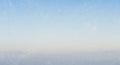 Light blue sky with haze creating soft and gentle atmosphere Royalty Free Stock Photo