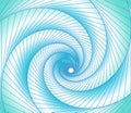 Light blue spectrum background spiral and lines