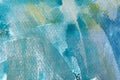 Light blue splash watercolor texture background. Royalty Free Stock Photo