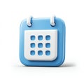 AI-Generated Calendar Icon Royalty Free Stock Photo