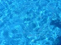 Light blue swiming pool water. Summer fun and party. Royalty Free Stock Photo